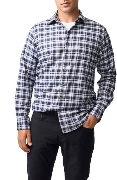 Rodd & Gunn Rodd & Gunn Ridgelands Plaid Cotton & Linen Button-Up Shirt