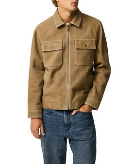 Rodd & Gunn Rodd & Gunn Waitomo Caves Suede Leather Jacket