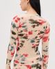 Rodebjer Rodebjer Cardi Tie Dye Top Red Multi - 3
