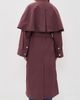 Rodebjer Rodebjer Malin Long Coat Rusty Brown - 3