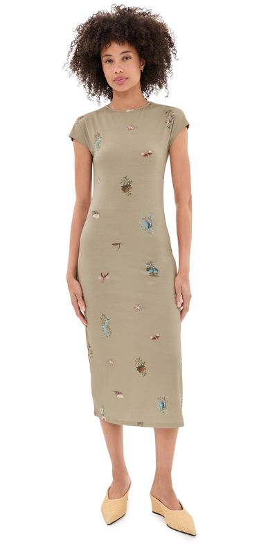 Rodebjer Rodebjer Rodebjer Otta Duchess Dress Beige Multi