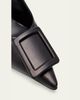 Roger Vivier 85mm Viv Ville Leather Slingback Pumps - 5