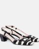 Roger Vivier Roger Vivier Belle Vivier 45 calf hair slingback pumps - 1