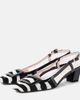 Roger Vivier Roger Vivier Belle Vivier 45 calf hair slingback pumps - 4