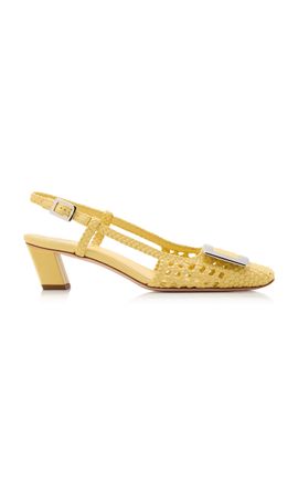 Roger Vivier Roger Vivier Belle Vivier Braided Slingback Pumps