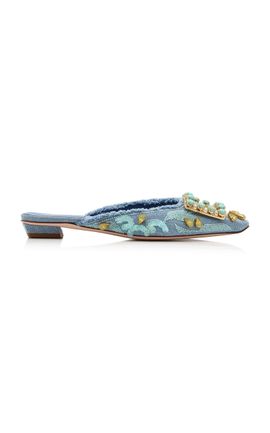 Roger Vivier Roger Vivier Belle Vivier Embroidery Mules