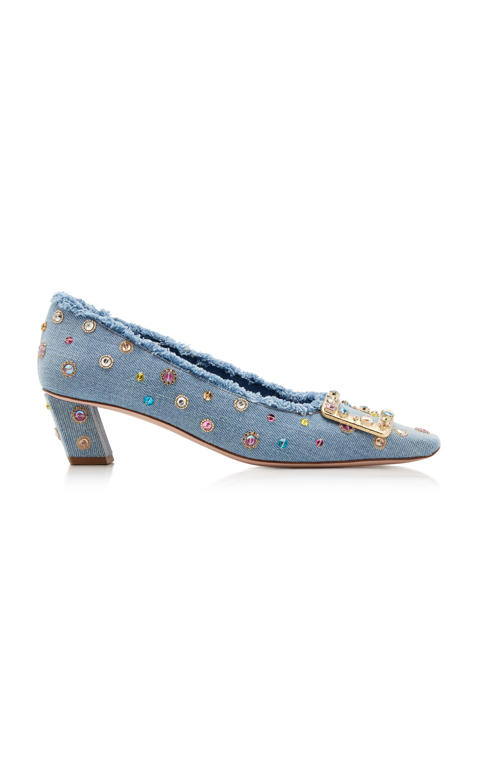 Roger Vivier Roger Vivier Belle Vivier Embroidery Pumps