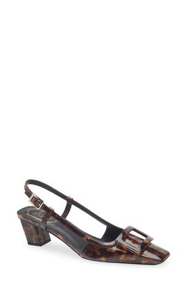 Roger Vivier Roger Vivier Belle Vivier Patent Leather Slingback Pump