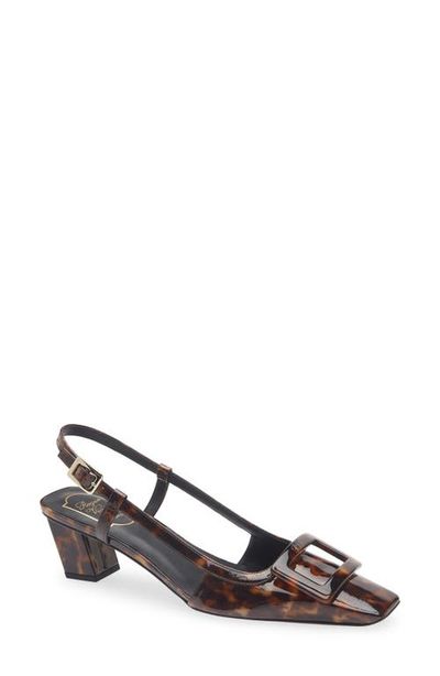 Roger Vivier Roger Vivier Belle Vivier Patent Leather Slingback Pump