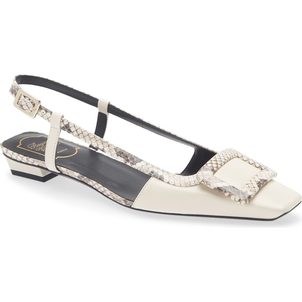 Roger Vivier Roger Vivier Belle Vivier Slingback Flat
