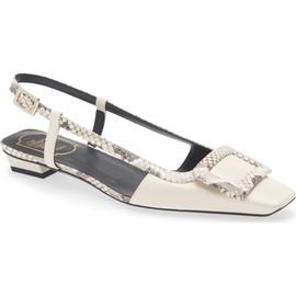 Roger Vivier Roger Vivier Belle Vivier Slingback Flat