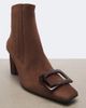 Roger Vivier Roger Vivier Belle Vivier suede ankle boots - 6