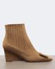 Roger Vivier Roger Vivier Belle Vivier suede wedge ankle boots - 5