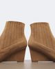 Roger Vivier Roger Vivier Belle Vivier suede wedge ankle boots - 6