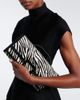 Roger Vivier Roger Vivier Belle Vivier zebra-print calf hair clutch - 2