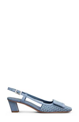 Roger Vivier Roger Vivier Covered Buckle Jacquard Slingback Pump