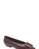 Roger Vivier Roger Vivier Covered Buckle Pointed Toe Leather Flat - 1