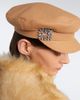 Roger Vivier Roger Vivier Embellished wool-blend newsboy cap - 2