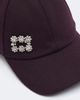Roger Vivier Roger Vivier Embellished wool and cashmere baseball cap - 3