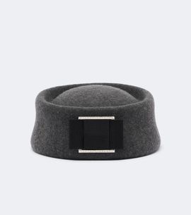 Roger Vivier Roger Vivier Embellished wool felt hat