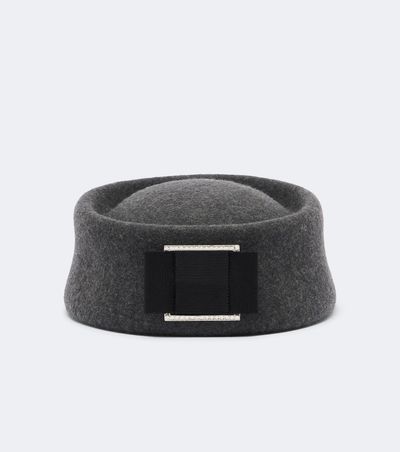 Roger Vivier Roger Vivier Embellished wool felt hat