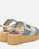 Roger Vivier Roger Vivier Espa 60 raffia platform slingback sandals - 2