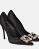 Roger Vivier Roger Vivier Flower Strass satin pumps - 1