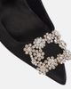 Roger Vivier Roger Vivier Flower Strass satin pumps - 6