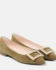 Roger Vivier Roger Vivier Gommettine Ball suede ballet flats - 1