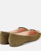 Roger Vivier Roger Vivier Gommettine Ball suede ballet flats - 2
