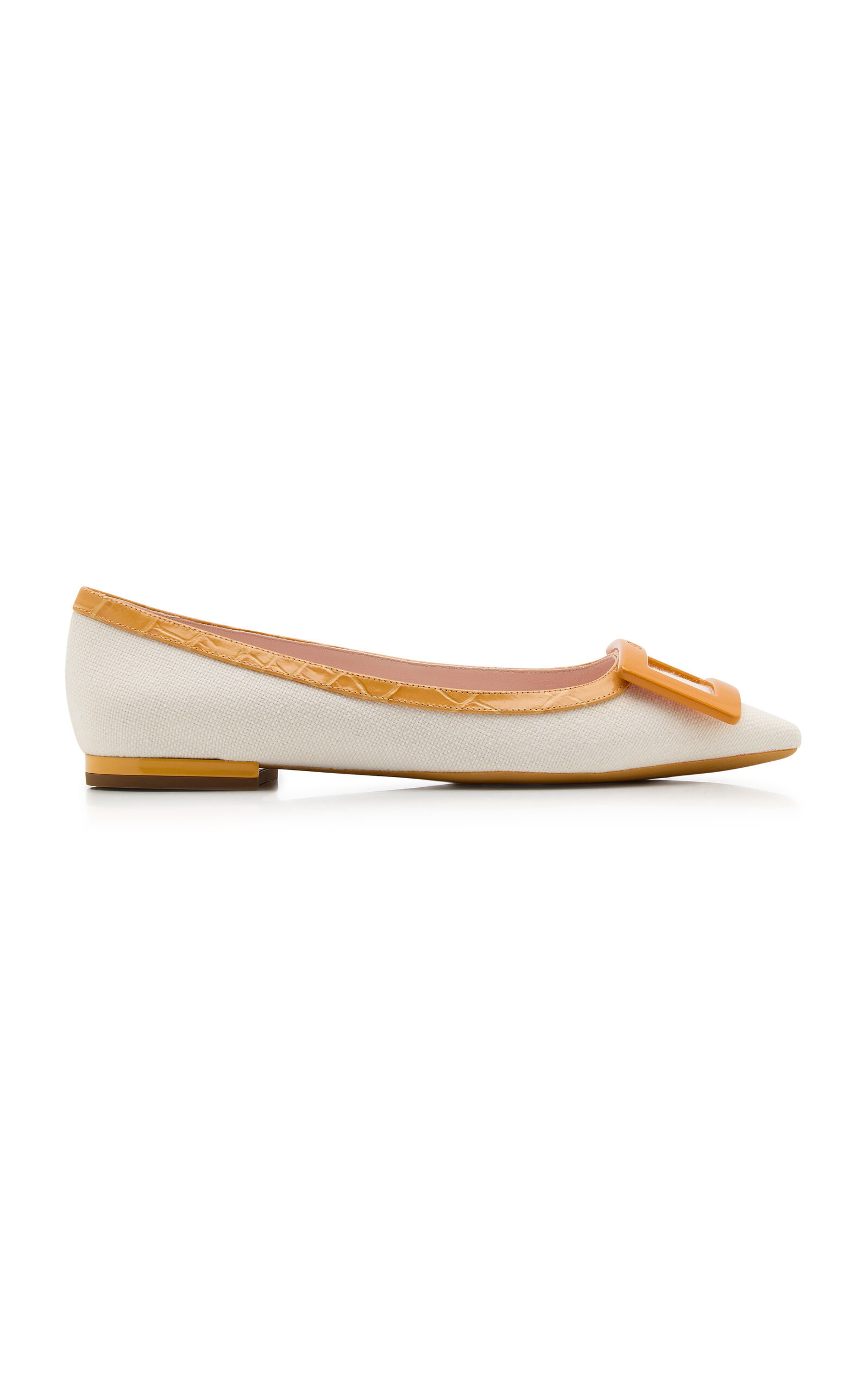 Roger Vivier Roger Vivier Gommettine Canvas Ballet Flats