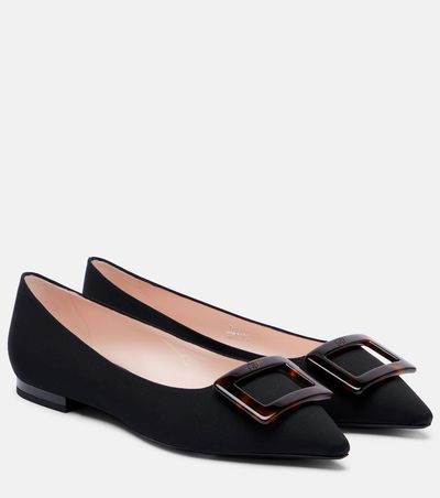 Roger Vivier Roger Vivier Gommettine grosgrain ballet flats