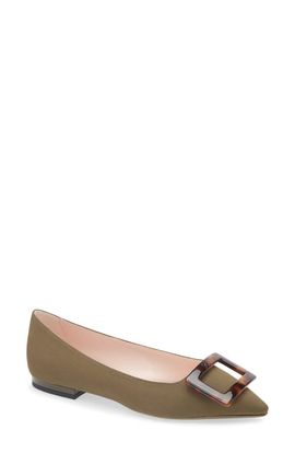 Roger Vivier Roger Vivier Gommettine Pointed Toe Flat