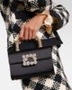 Roger Vivier Roger Vivier Jewel Efflorescence Mini satin top-handle bag - 6