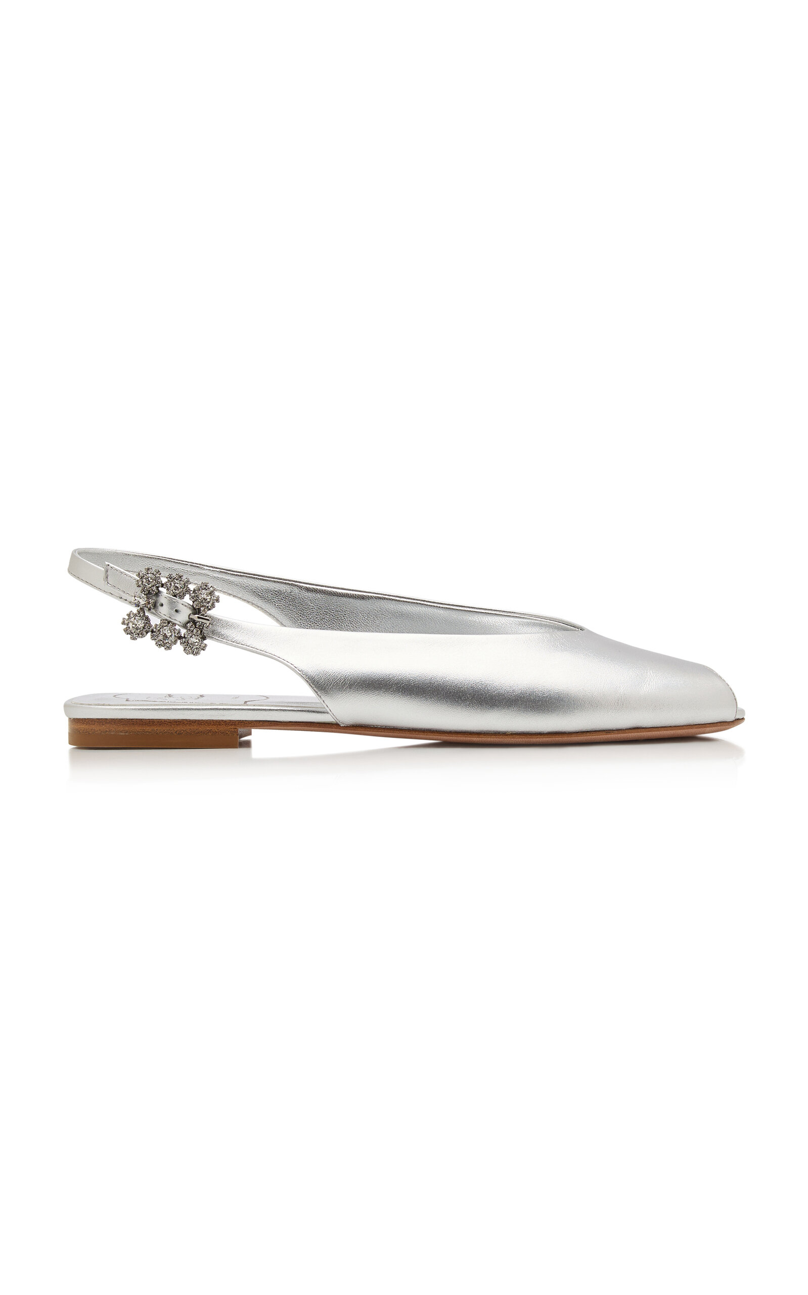 Roger Vivier Roger Vivier Peeptoe Mini Flower Slingback Pumps