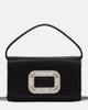 Roger Vivier Roger Vivier Pilgrim Micro embellished satin shoulder bag - 1