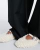 Roger Vivier Roger Vivier Pilgrim Strass shearling Mary Jane flats - 3