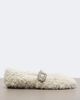 Roger Vivier Roger Vivier Pilgrim Strass shearling Mary Jane flats - 5