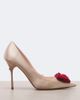 Roger Vivier Roger Vivier Rose Vivier floral-appliqué satin pumps - 5