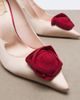 Roger Vivier Roger Vivier Rose Vivier floral-appliqué satin pumps - 6
