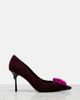 Roger Vivier Roger Vivier Rose Vivier floral-appliquÃ© suede pumps - 5