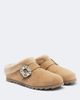 Roger Vivier Roger Vivier Slidy Viv' shearling-lined suede mules - 1