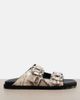 Roger Vivier Roger Vivier Slidy Viv' snake-print leather sandals - 5