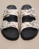 Roger Vivier Roger Vivier Slidy Viv' snake-print leather sandals - 6