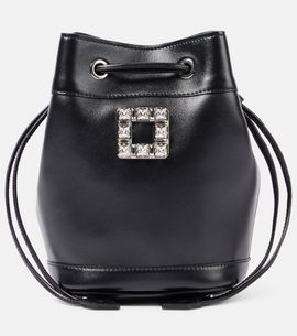 Roger Vivier Roger Vivier Tres Vivier leather bucket bag