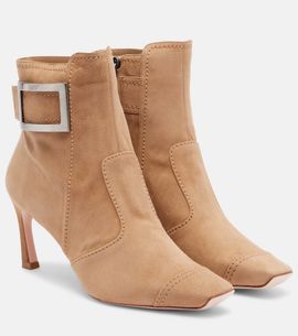 Roger Vivier Roger Vivier Trompette suede ankle boots