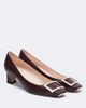 Roger Vivier Roger Vivier Trompette embellished leather pumps - 1