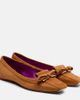 Roger Vivier Roger Vivier Virgule suede ballet flats - 1