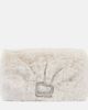 Roger Vivier Roger Vivier Viv Choc embellished faux shearling wallet - 1