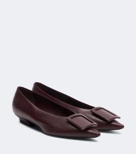 Roger Vivier Roger Vivier Viv' in The City leather ballet flats